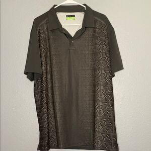 PGA Tour Pro Series Gray Lightweight Golf Polo Size XXL